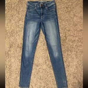 American Eagle Outfitters Women's Classic Blue Skinny Jeans